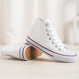 Super Me Scarpe da ginnastica alte bianca 1