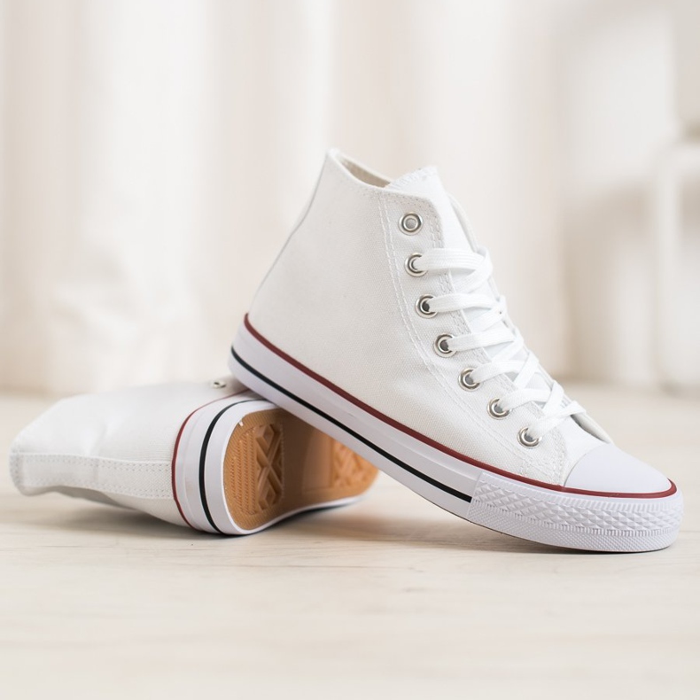 Super Me Scarpe da ginnastica alte bianco 1