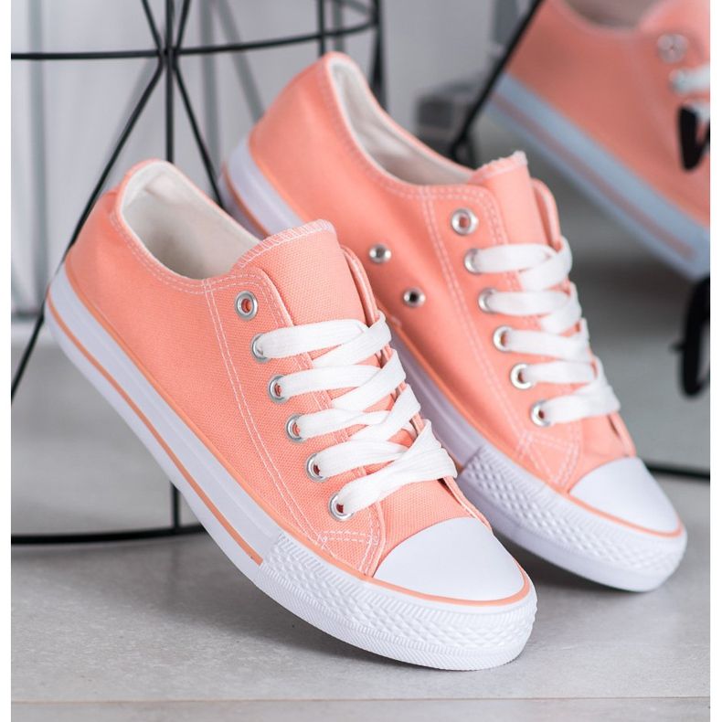 SDS Sneakers in tessuto arancia 2
