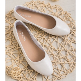 SHELOVET Ballerina Classica in Ecopelle bianca 1