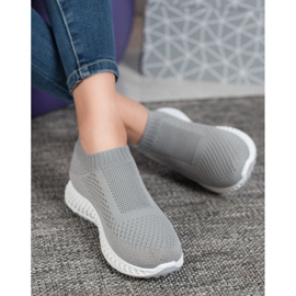 Goodin Scarpe sportive traforate grigio 1