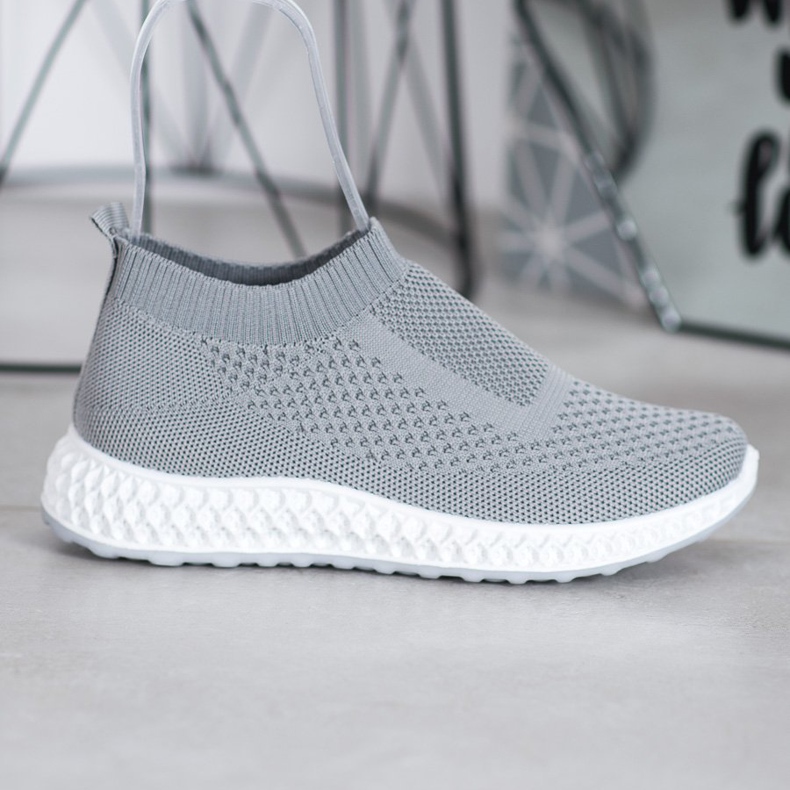 Goodin Scarpe sportive traforate grigio 2