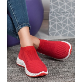 Goodin Scarpe sportive traforate rosso 2