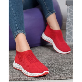 Goodin Scarpe sportive traforate rosso 1