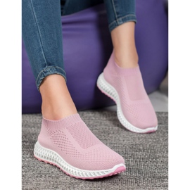 Goodin Scarpe sportive traforate rosa 1