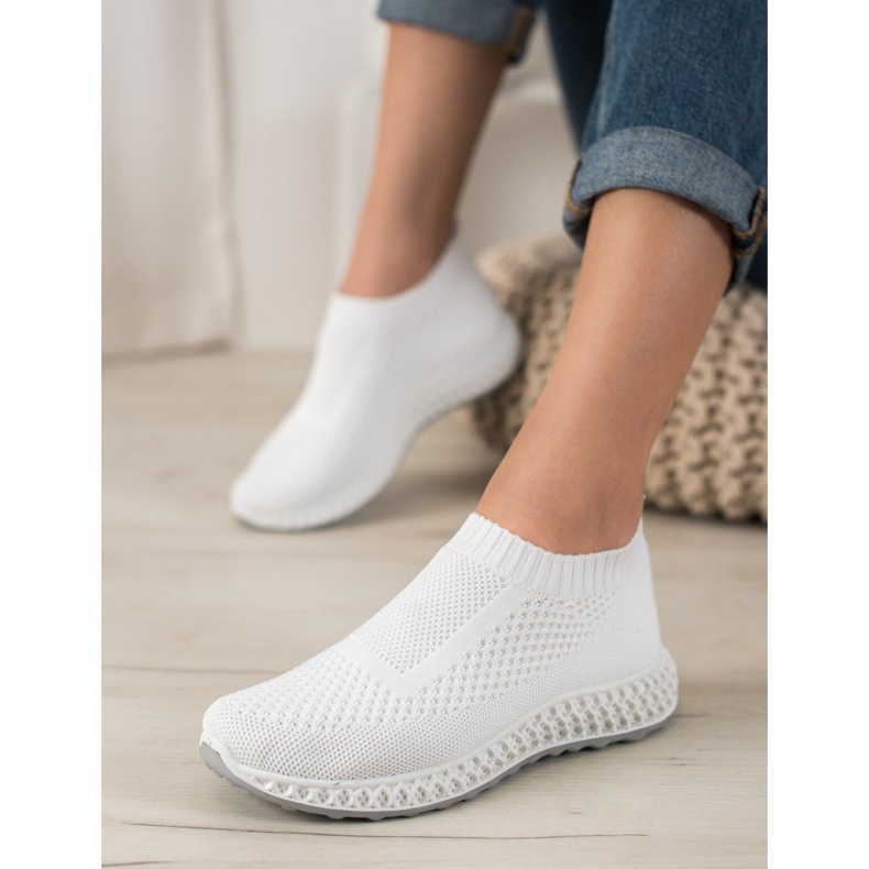 Goodin Scarpe sportive traforate bianco 1