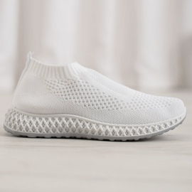 Goodin Scarpe sportive traforate bianco 2