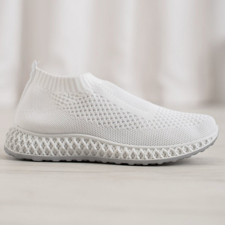 Goodin Scarpe sportive traforate bianco 2