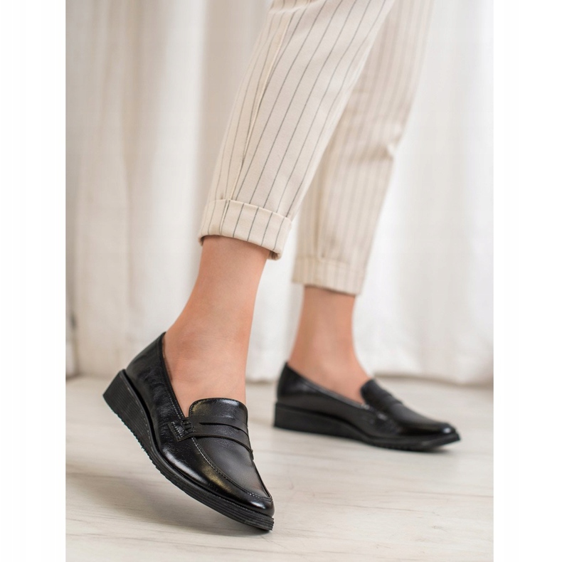 Goodin Mocassini con zeppa neri nero 1