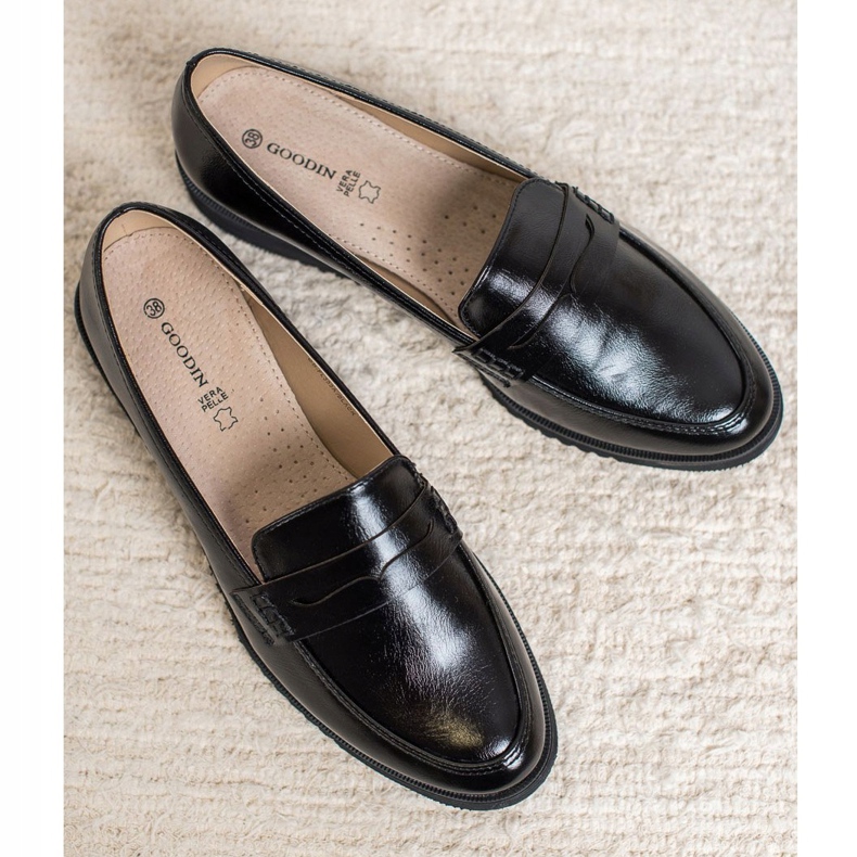 Goodin Mocassini con zeppa neri nero 2