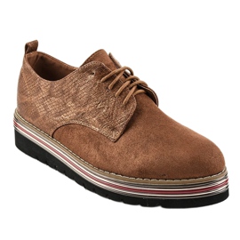 JN-31 Scarpe Jazz Marroni marrone 1