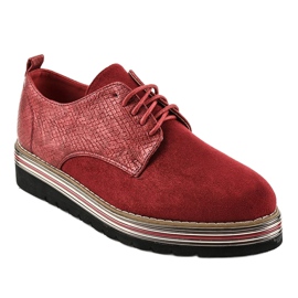 Scarpe Jazz rosse JN-31 rosso 1