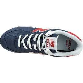 Scarpe New Balance M ML574SCJ blu navy 2