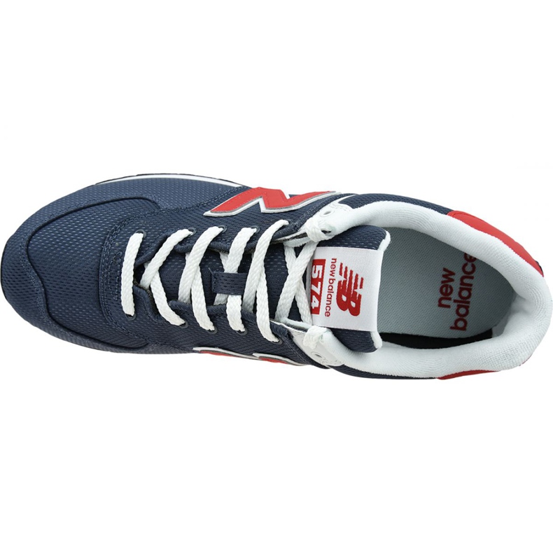 Scarpe New Balance M ML574SCJ blu navy 2
