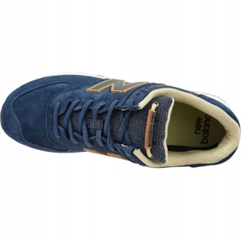 Scarpe New Balance M ML574SOH blu navy 2