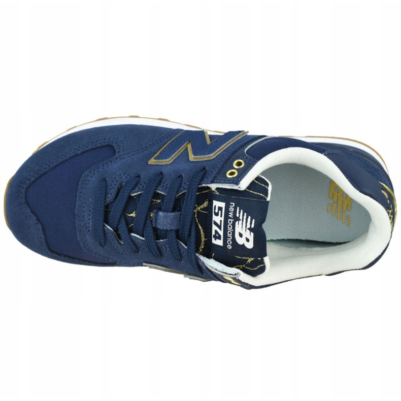 Scarpe New Balance W WL574SOC blu navy 2
