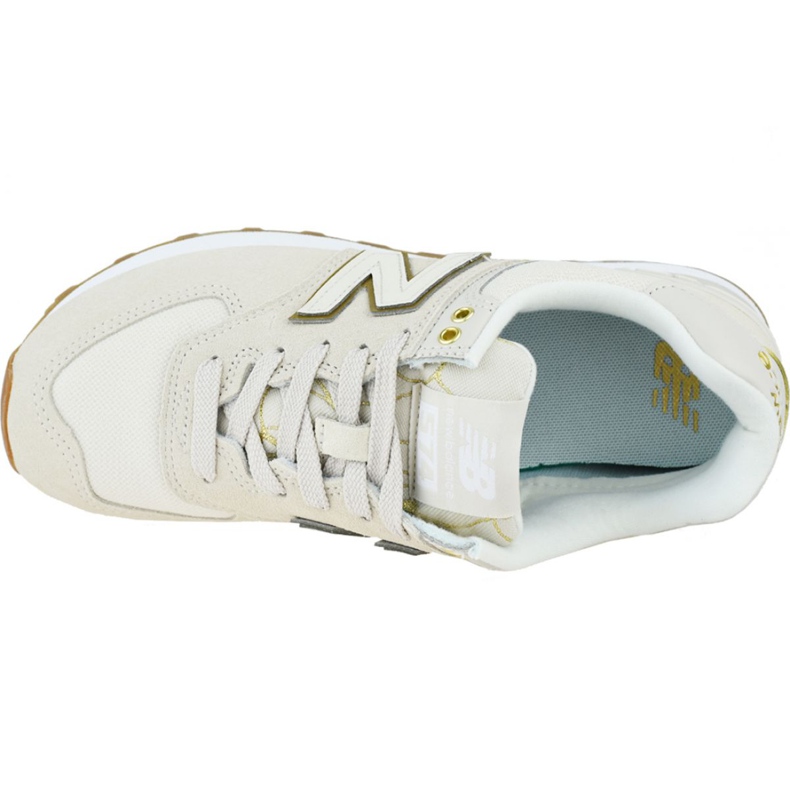 Scarpe New Balance W WL574SOA beige 2