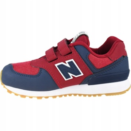 Scarpe New Balance Jr YV574DMI rosso 1