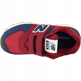 Scarpe New Balance Jr YV574DMI rosso 2