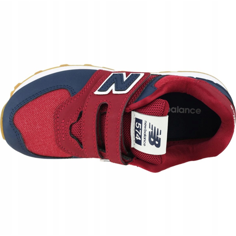 Scarpe New Balance Jr YV574DMI rosso 2