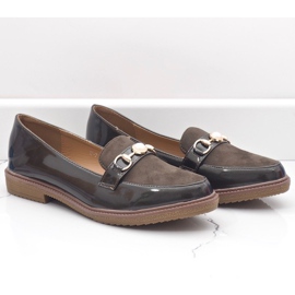 Mocassini verdi, scarpe da donna W-7 verde 2