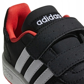 Scarpe adidas Hoops 2.0 Mfc C Jr B75960 bianco nero 1