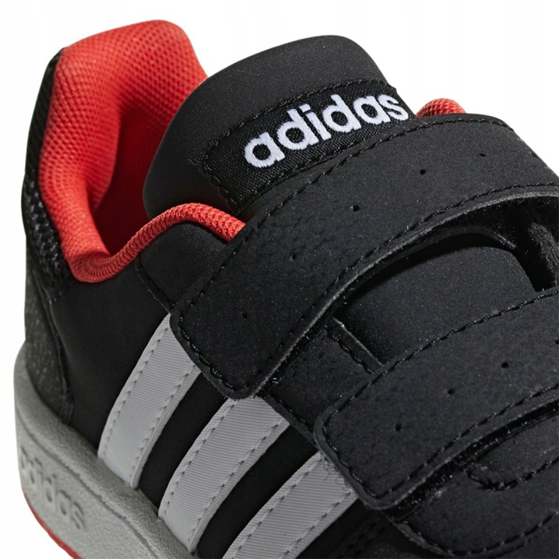 Scarpe adidas Hoops 2.0 Mfc C Jr B75960 bianco nero 1