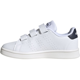 Scarpe Adidas Advantage C Jr FW2589 bianco 2