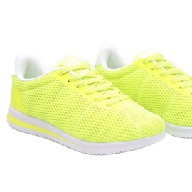 Scarpe sportive da donna verde fluo FXZ32-3 2