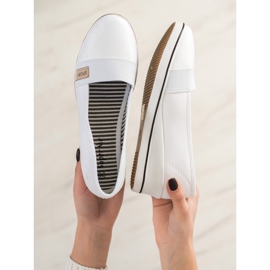Super Me Ballerine sportive con zeppa bianco 2