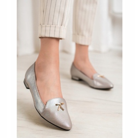 Goodin Ballerine grigie lucide grigio 1