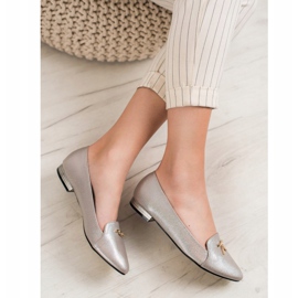 Goodin Ballerine grigie lucide grigio 2
