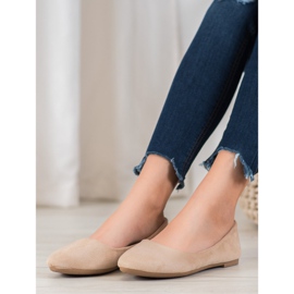 SHELOVET Comode ballerine marrone 1