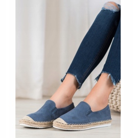 Goodin Espadrillas in camoscio blu 2