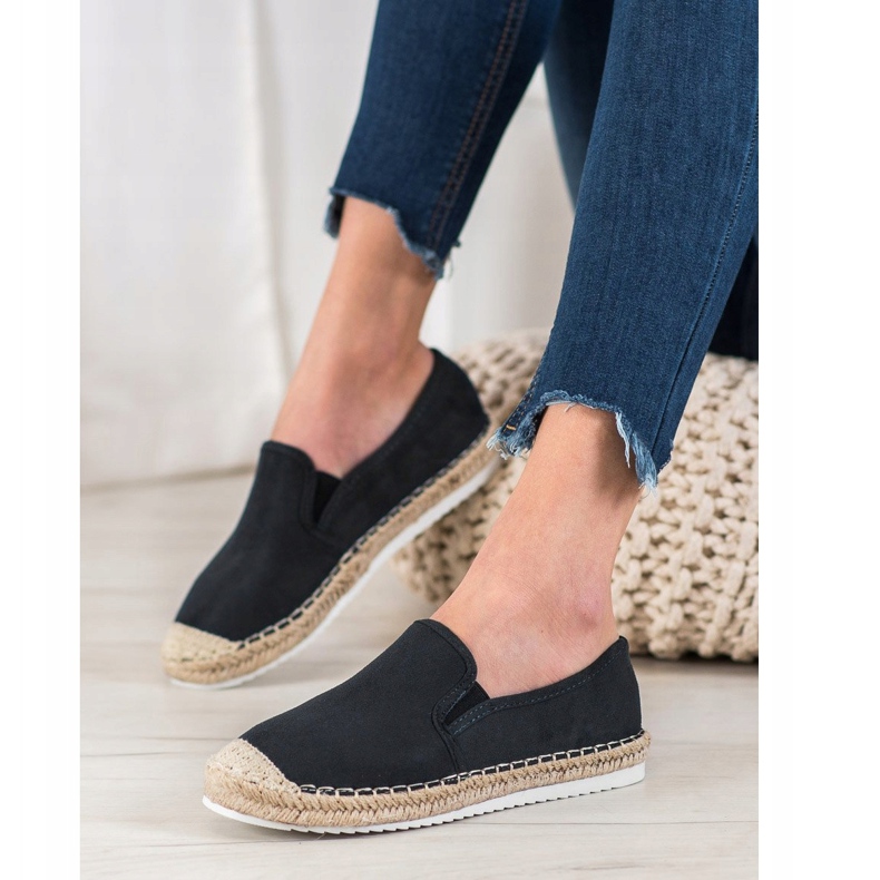 Goodin Espadrillas in camoscio nero 1