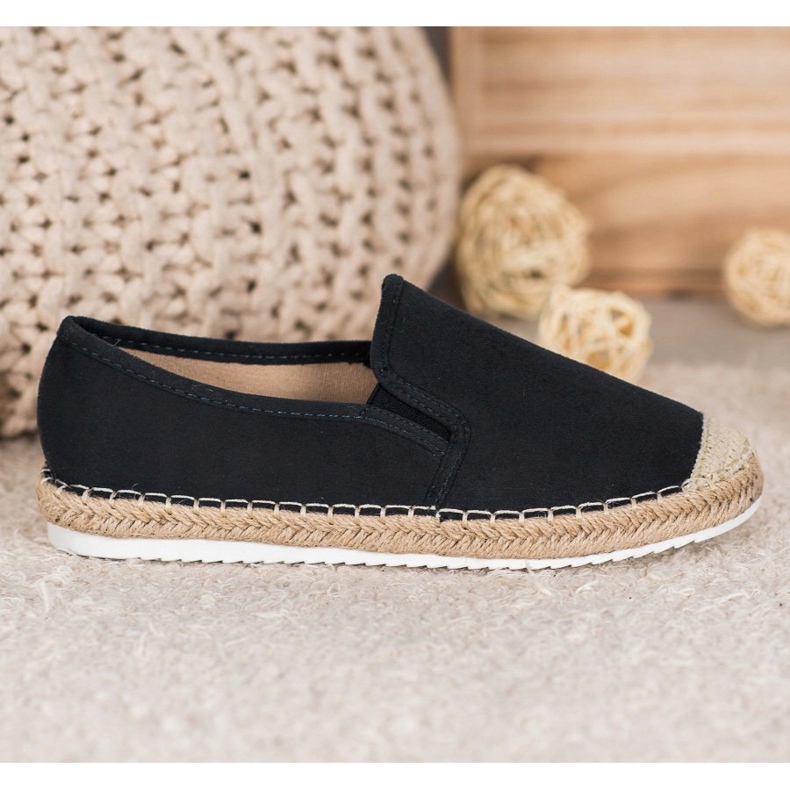 Goodin Espadrillas in camoscio nero 2