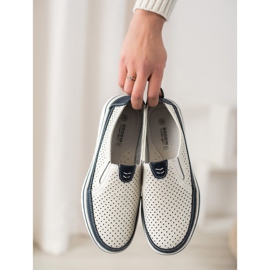 Goodin Scarpe in pelle leggera bianco 1