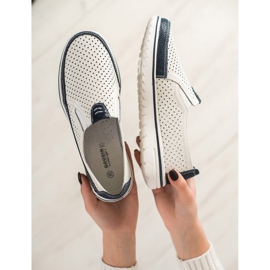 Goodin Scarpe in pelle leggera bianca 2