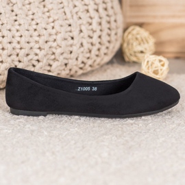 SHELOVET Comode ballerine nero 2