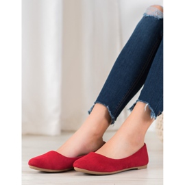 SHELOVET Comode ballerine rosso 2