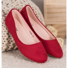 SHELOVET Comode ballerine rosso 1