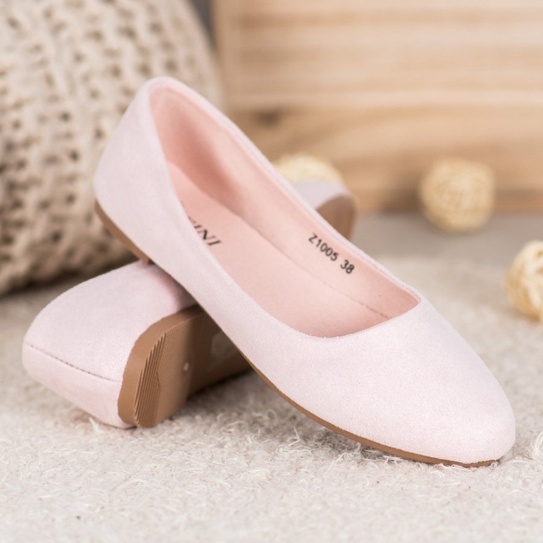 SHELOVET Comode ballerine rosa 2