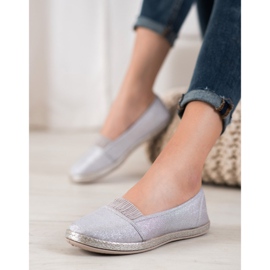 SHELOVET Sneakers slip-on grigio 1