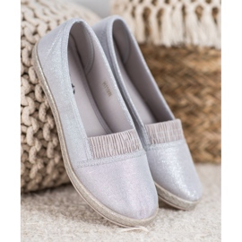 SHELOVET Sneakers slip-on grigio 2