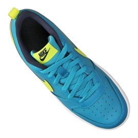 Nike Court Borough Low 2 Jr BQ5448-400 scarpe blu 1