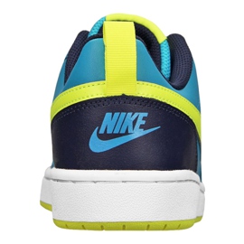 Nike Court Borough Low 2 Jr BQ5448-400 scarpe blu 2