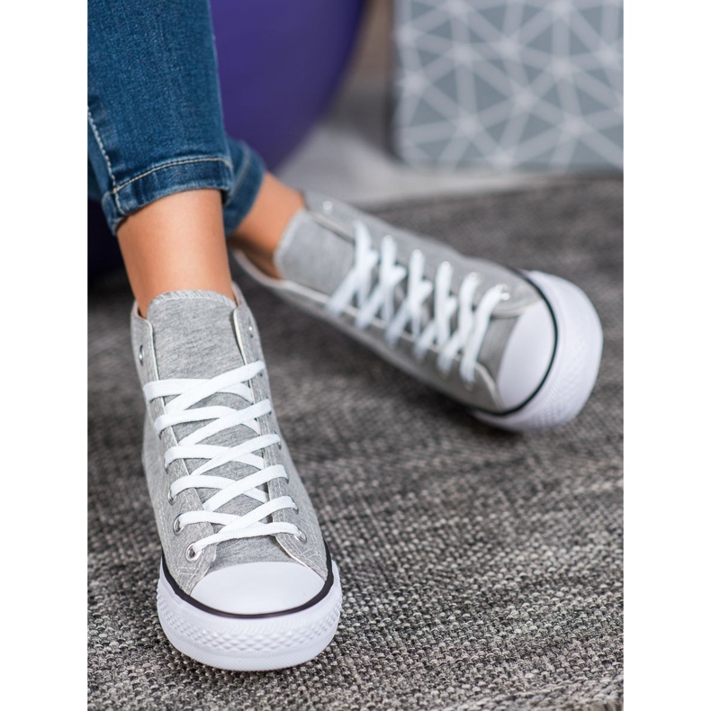 Super Me Scarpe da ginnastica alte grigio 2