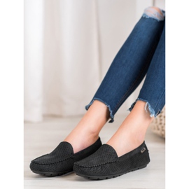 Goodin Mocassini Traforati Con Camoscio nero 1