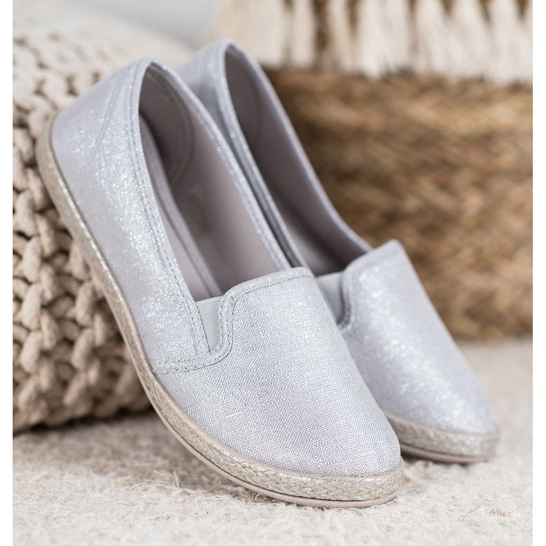 SHELOVET Comode scarpe slip-on grigio 1