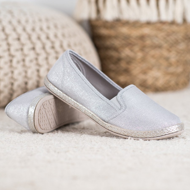 SHELOVET Comode scarpe slip-on grigio 2